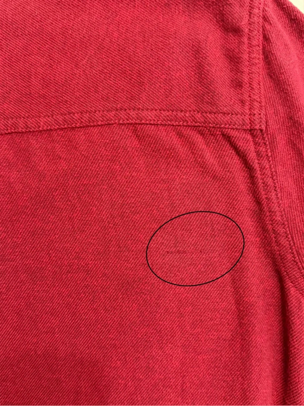 Abercrombie Boys Youth Long Sleeve Oxford Button Up Heather Red Size 15/16 Youth